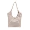 Casual Retro Large-capacity Bag Women's 2025 Spring New Simple and Popular Foreign-style Shoulder Bag Woven Tote Bag