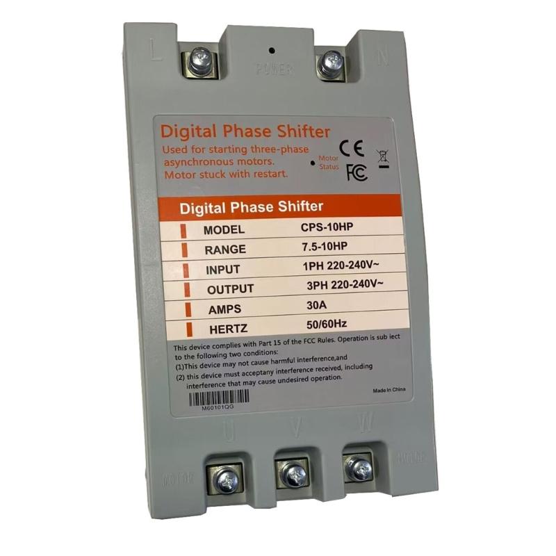 Industrial 15A Digital Phase Shifters for Converting Single Phase To Three Phase In Residential & Commercial Setting 