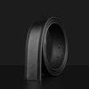 Genuine Leather Belt 3.5 Automatic Buckle Headless Stitching 3.0 Double Open Edge Shaved Edge First Layer Cowhide Belt