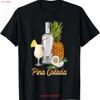 Pina Colada Mix With Alcohol T Shirt Lovers Vintage Washed Graphic Breathable Homme Stylish Fashion Versatile Vintage Washed