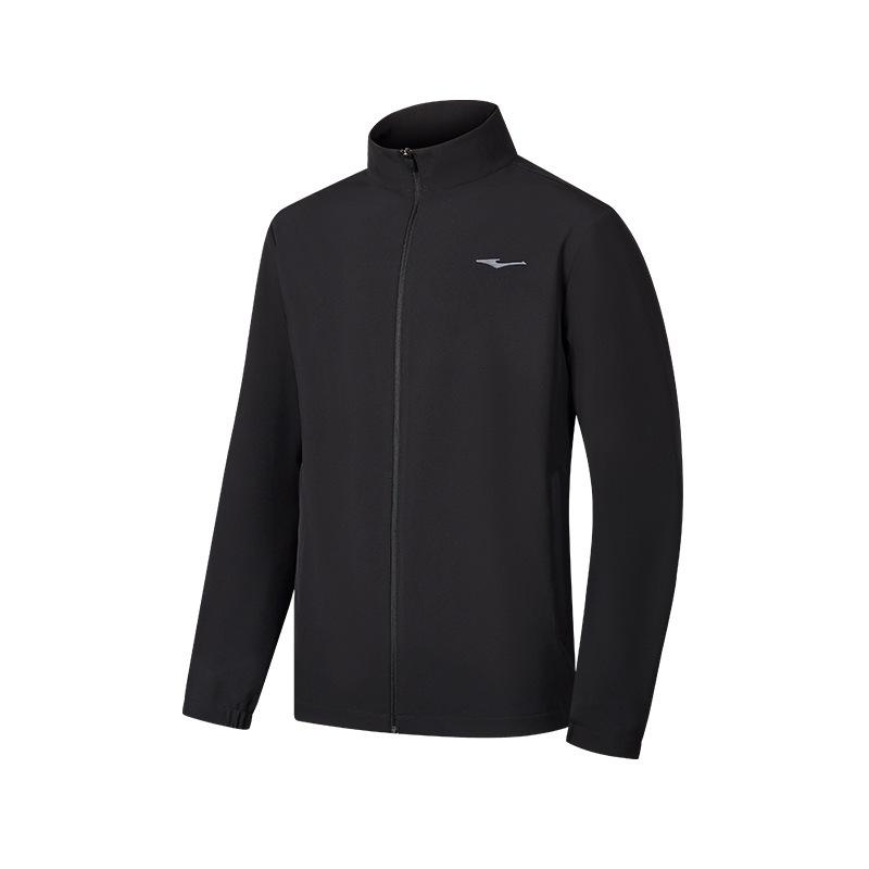 2026 Hongxing Erke Men's Water-Repellent Stand Collar Windbreaker Jacket for Autumn/Winter