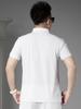 Ozhouzhan 2025 Summer New Trendy Polo Shirt Men's Fashion T-shirt High End Casual Lapel Short Sleeve T-shirt