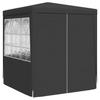 Professional Party Tent with Side Walls 2.5 * 2.5 M Anthracite 90 G M²