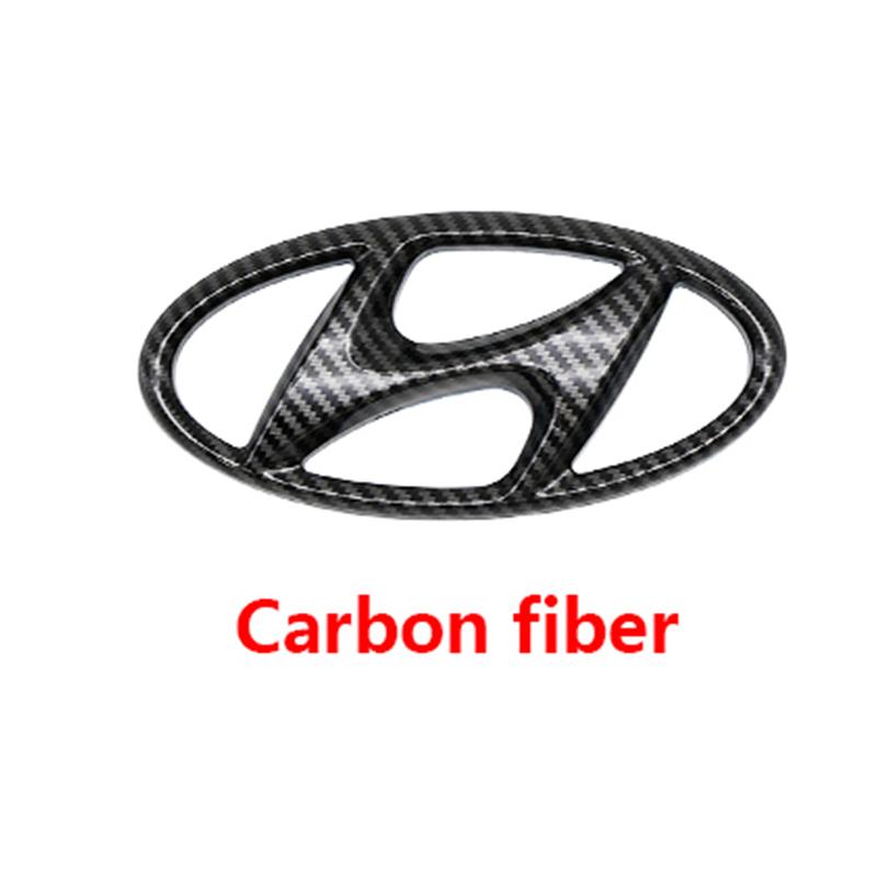 For Hyundai Tucson Elantra Accent Mistra Lafesta IX35 I20 1Pc Car Logo Front Bonnet Hood Rear Tail Trunk Emblem Auto Accessories NN3