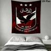 Al Ahly Wall Tapestry Aesthetic Wall Hanging Printed Fabric Blanket Decorative Tapestries for Bedroom Living Room Home Decor