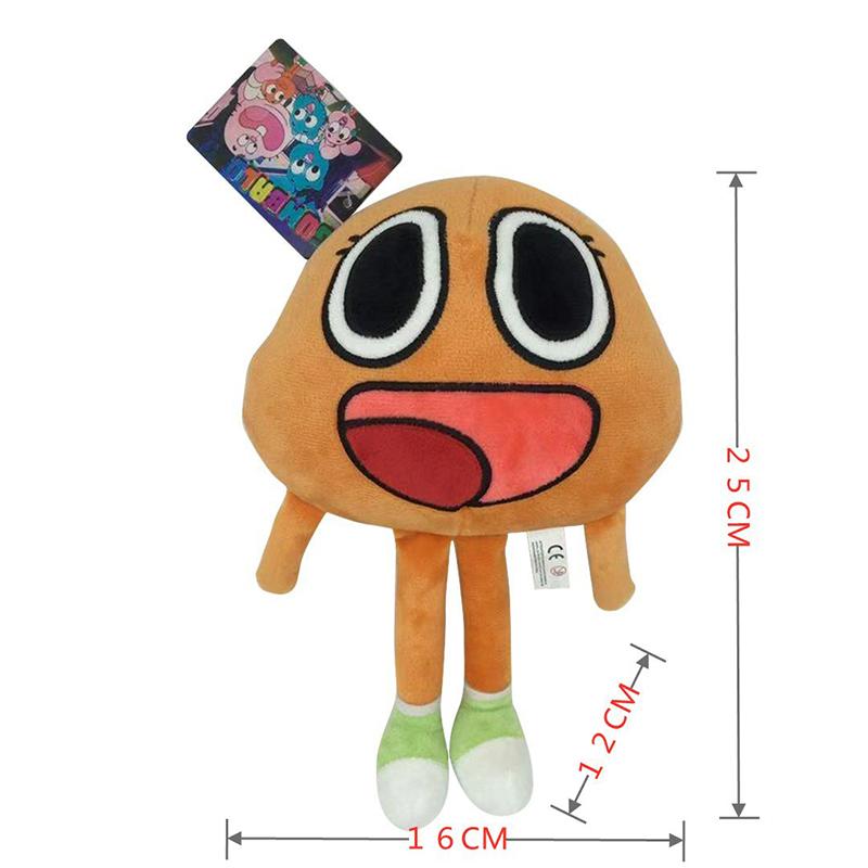 Incredibili Mondi di Gumball Peluche La Fantastica Casa di Gumball Bambola Peluche La Fantastica Casa di Gumball Darwin Anais Richard