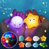 Baby Bath Toys Bathtub Led Light Up Toys Colorful Changing Waterproof Underwater Lights Bath Toys Baby Fishing Water Play Toy