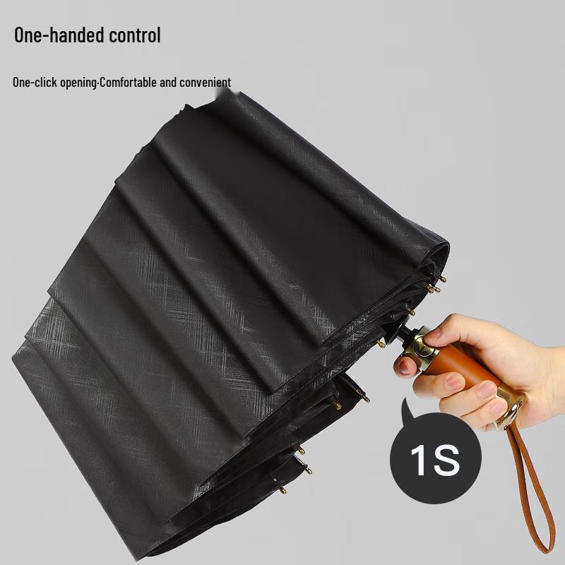 

PALONY Vintage Business Automatic Windproof Folding Umbrella