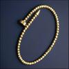 New European and American Fashionable Simple Versatile Beaded Nail Bracelet