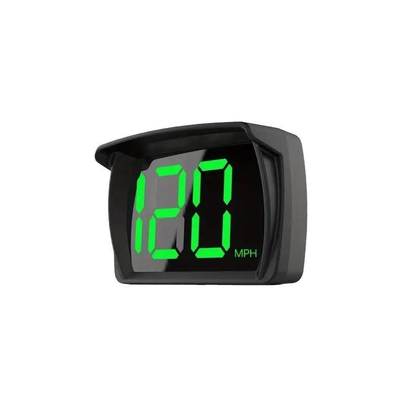 Universal Car HUD Head Up Display - GPS Digital Speedometer with Dual Chips for KMH/MPH, HD LCD Plug & Play