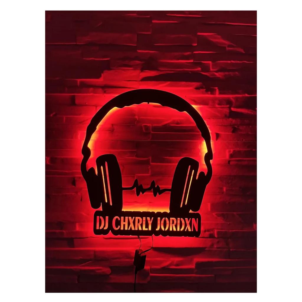 Metal Tin Signs Lighting DJ Wall Decoration Plaque Vintage Art Poster Iron Painting for Man Cave Home Cafe Game Room Club Bar