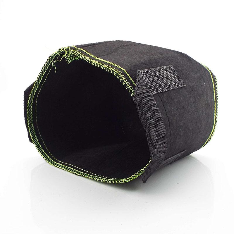 Saci de cultivare a plantelor de 3 galoane Ghivece de flori Plantare țesături Instrumente de grădinărit Jardin înalt Fructe Legume Saci de jardinier