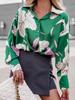 Women's Long Sleeve Printed Shirt - European & American Style