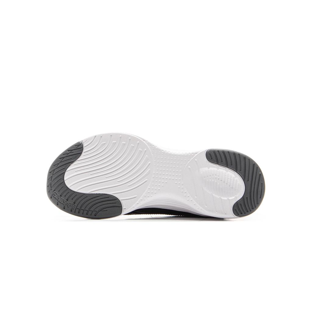 Li Ning Kids Ling Yue 2.0 Sports Lifestyle Fashion Comfortable Versatile Shock Absorption Low Top Casual Shoes Kids Casual Shoes Black YKCV112-15