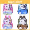 Childrens Unicorn School Backpack Cartoon Oxford Material With Loadreducing Features For Students