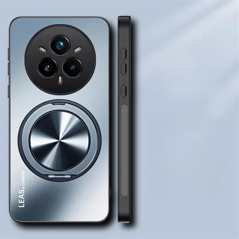 Pro Realme 14 Pro Plus 14X 14T AG Matný Magnetický Stojan Držák Pouzdro na Telefon Pro Realme14 Pro+ 5G Nárazuvzdorný Tvrdý Zadní Kryt Nárazník