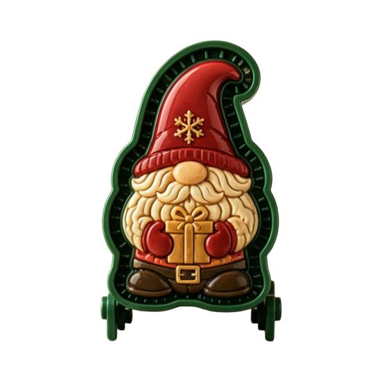 Timbri per Impasto Pressati a Mano per le Feste Stampo per Mini Torta di Natale, Stampa 3D in Rilievo Accessori Facili per la Cottura Stampo a Pressione Riutilizzabile Fai-da-te per Feste Regali da Cucina