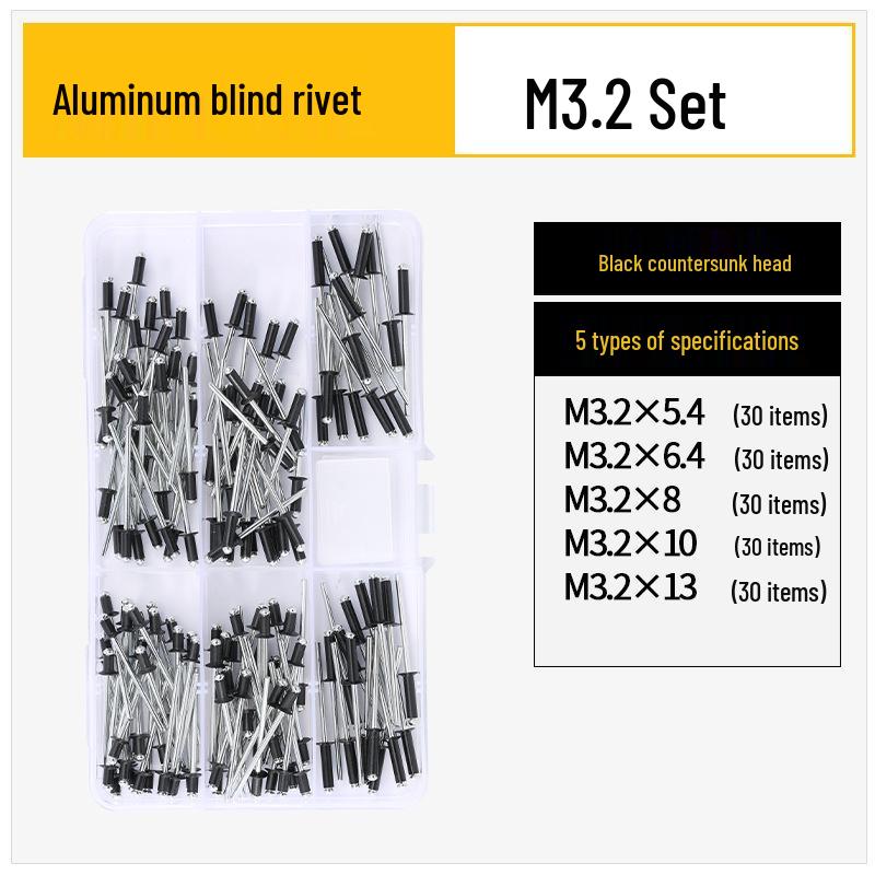 Stainless Steel Countersunk Flat Head Aluminum Open-End Pop Rivet for Decoration