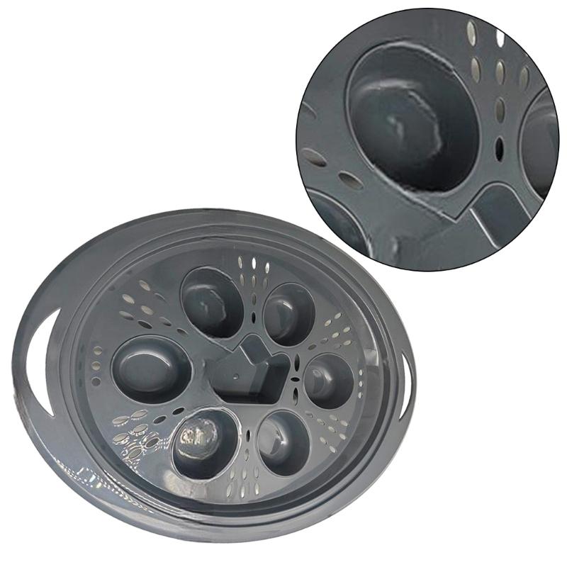 Multifuntional Cooker Attachment Eggs Cooker Insert Eggs Boiler Kitchen Accessory Eggs Cooking Insert ABS Texture