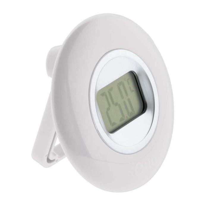 Thermomètre D'intérieur D: 77m Écran LCD - Blanc