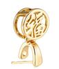 18K Gold-Plated S925 Sterling Silver Jade Pendant Clasp and Necklace Accessories