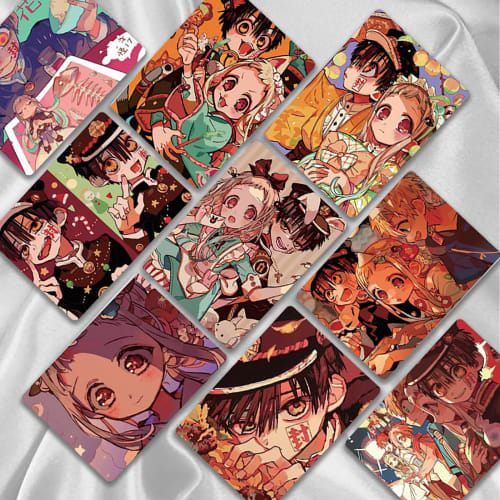 Toilet-Bound Hanako-kun LOMO Cards (50-Pack) Reflective Cards Hanako-kun Yashiro Nene Collectible Goods Gift Birthday Present Souvenir Decor Accessori