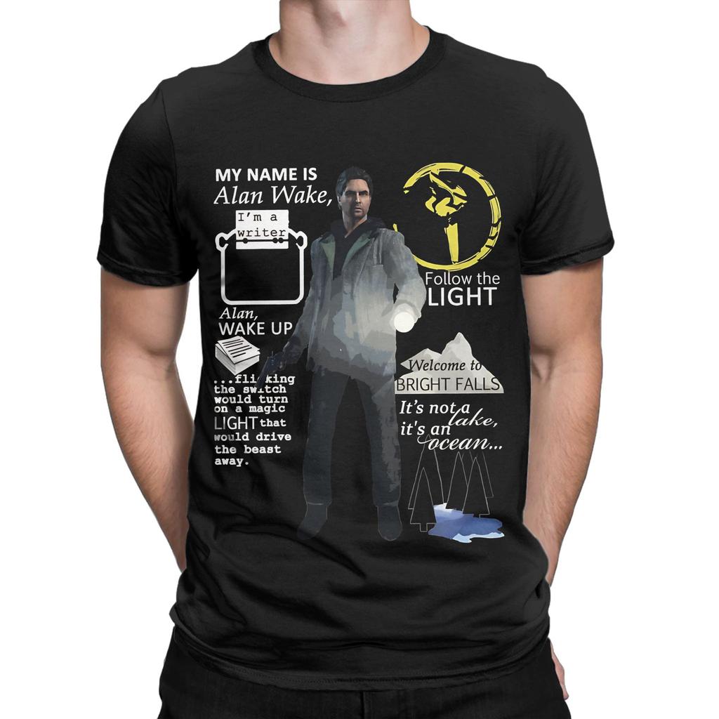 Maglietta Grafica Divertente Alan Wake 100% Cotone Magliette Alan Wake 2 Top Per Unisex