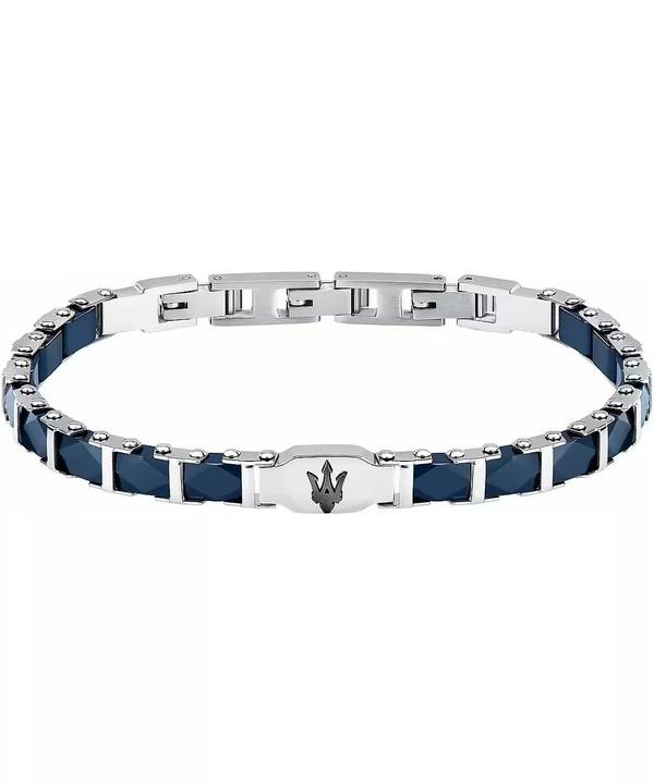 

Мужской браслет Maserati из стали и керамики JM424ATZ45