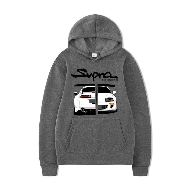 New Men's Daily Sweater, Header D Racing Autumn Sweater with Hat