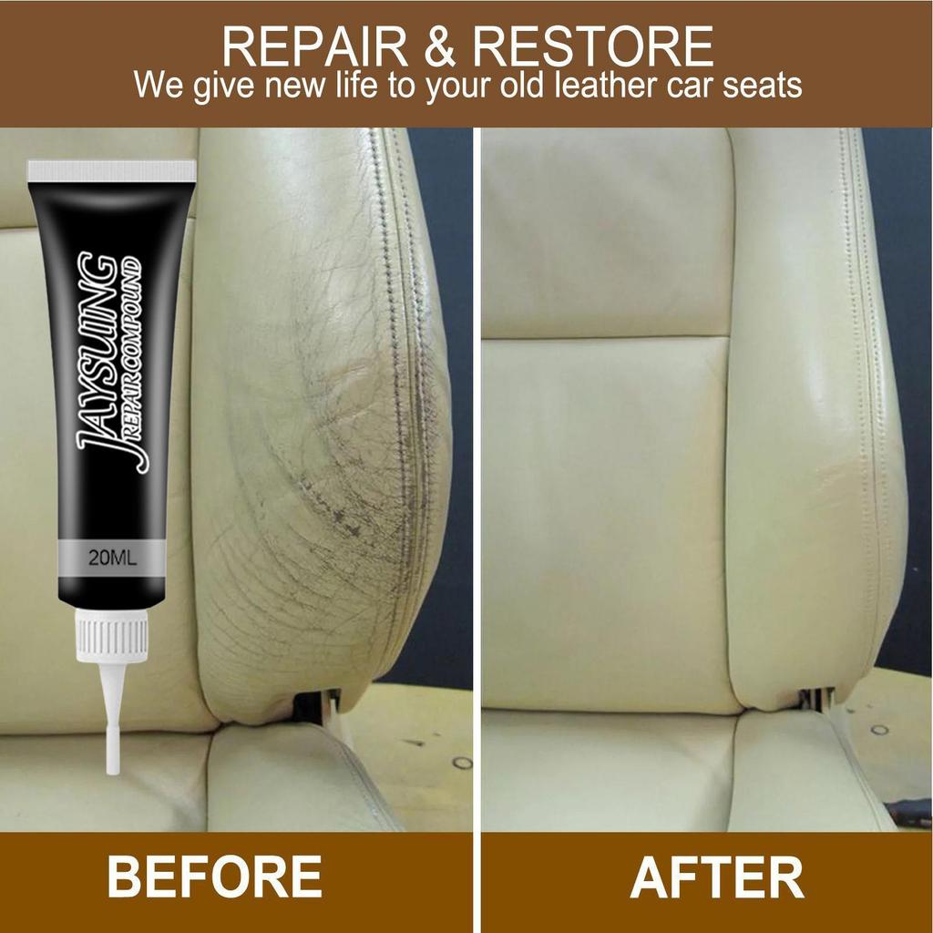 20ml Car Advanced Leather Repair Cream Repair Filler Sofa Auto Seat Leather Complementary Repair Refurbishing Car Polishing Kit