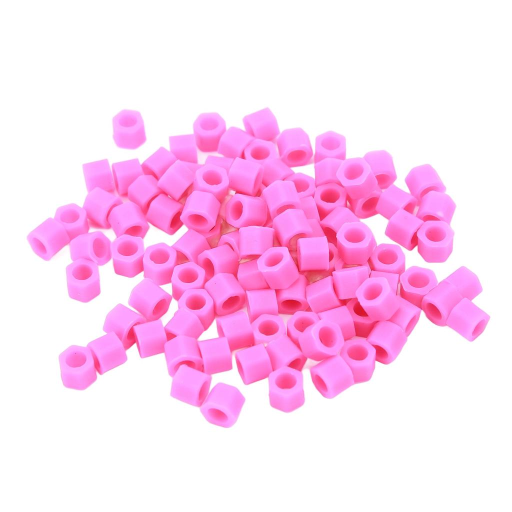 100pcs Dental Rings Small Purple Silicone Dental Instrument Rings Accessory Supplies for Marking