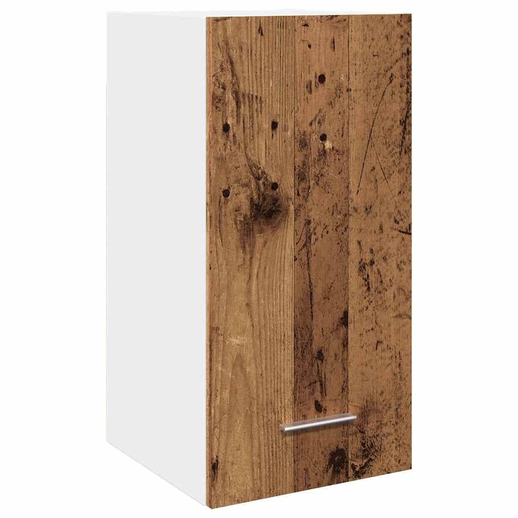 Lyon Wall Mounted Cabinet in Vintage Wood Look 30 x 31 x 60 cm Engineered Wood