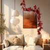 2Pcs Artificial Leaves Vine Hanging Plant for Thanksgiving Decoration, Artificial Vine Autumn Festival Decoration