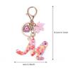Fashion Pink A To Z Letter Keychain 26 Initials Alphabet Heart Pendant Car Keyring Backpack Hanging Decoration Couple Gift