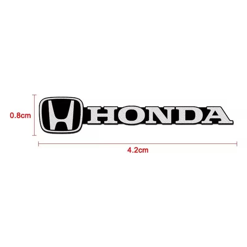 car audio decorate 3D Aluminum Badge Emblem Sticker For Honda Civic Accord City Fit Mugen Vezel CR-V Pilot HR-V Envix Odyssey ahv256