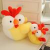 Realistic Chicken Chicken Plush Toy Protruding Eyes Stuffed Chick Soft Pillow Huggable Simulation Animal Chick Stuffed Dolls