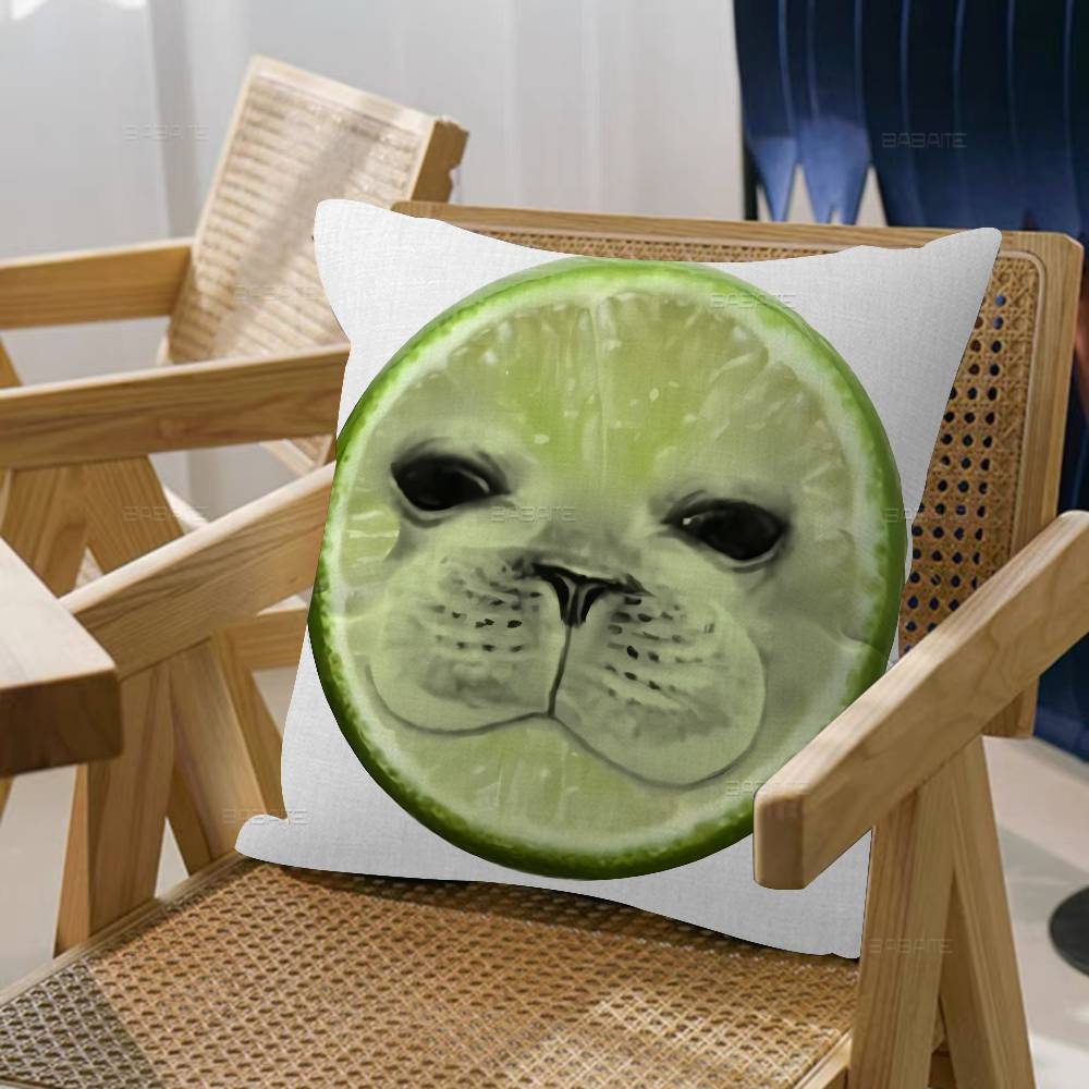 Seal Sea Personalized Pillow Cover Kids Bedroom Wild Party Decor Pillowcase Kid Birthday Shower Gift