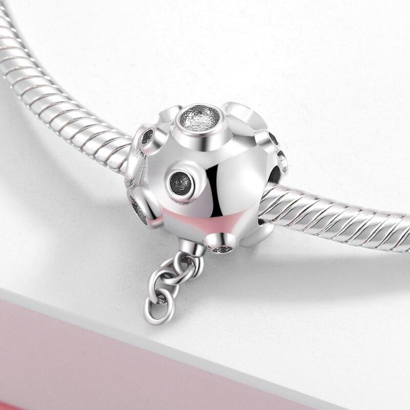 High Quality 925 Sterling Silver Rocket Shape Bead Charms Fit Original European Charm Bracelet Jewelry Making