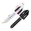Valve Stems Caps 4Pcs Car Fender Side Emblem Bumper Strip Badge Sticker For Volkswagen VW Rline GTI 4MOTION Polo Golf Jetta Tigu zw7
