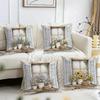Cottage Window Cushion Cover Pillow Case Short Plush Square Throw Pillow Covers Pillowcase Sofa Home Decor Gift