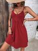 Europe and the United States New Dress, Hot-selling Skirt Button A Version Waist Display Hepburn Style Suspender Skirt