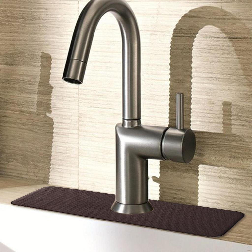 Faucet Absorbent Mat Thickening Sink Drying Pad for Farmhouse Countertop