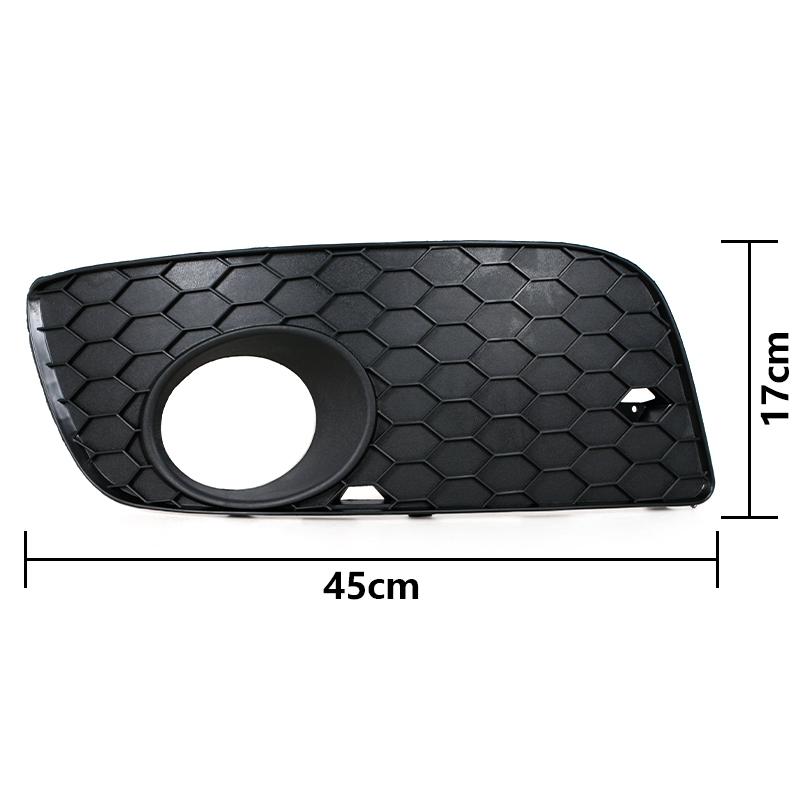 For VW Golf 5 MK5 GTI 2006 2007 2008 Fog Light Frame Front Bumper Light Protective Cover Sport Honeycomb Grid Grille Accessories