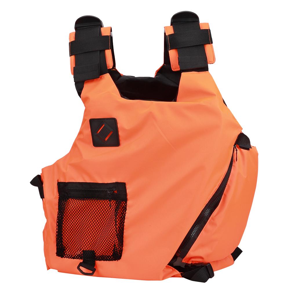 Professional Outdoor Adult Life Jacket Vest Oblique Zipper Safety Protective Wear for Swimming Snorkeling Sailing