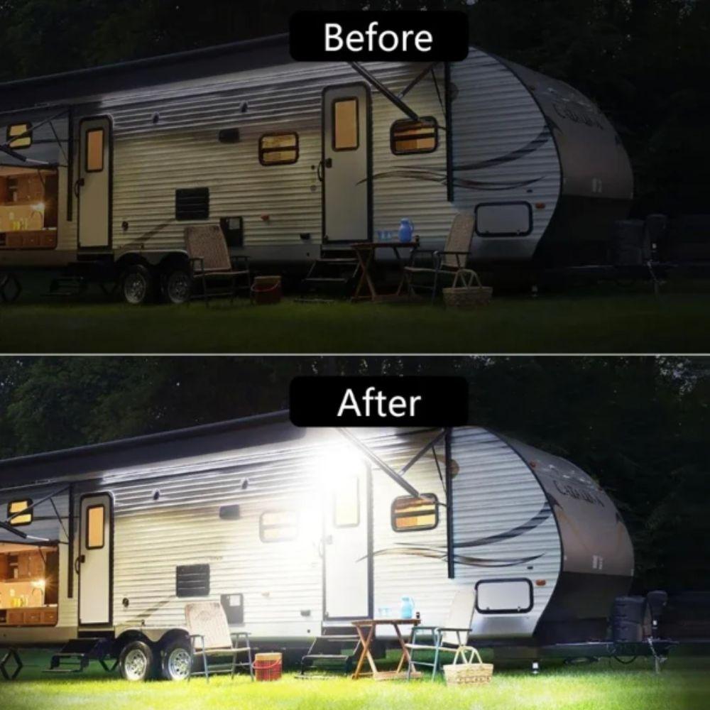 Color Temperature LED Porch Light Waterproof Design Camper Van Light Trailer Light Trailer Wall
