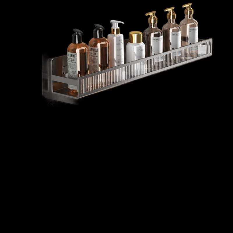 Acrylic No-Drill Wall Shelf