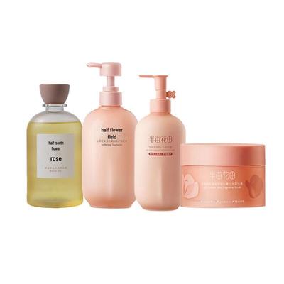 Rose 4-Piece Bath & Body Set
