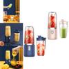 Usb Rechargeable Juicing Bottle With Blade Heads For Travel And Fitness Enthusiasts