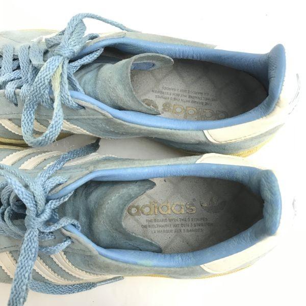 adidas CAMPUS 80s Low Cut Sneakers 24.5 Light Blue vintage(USED)