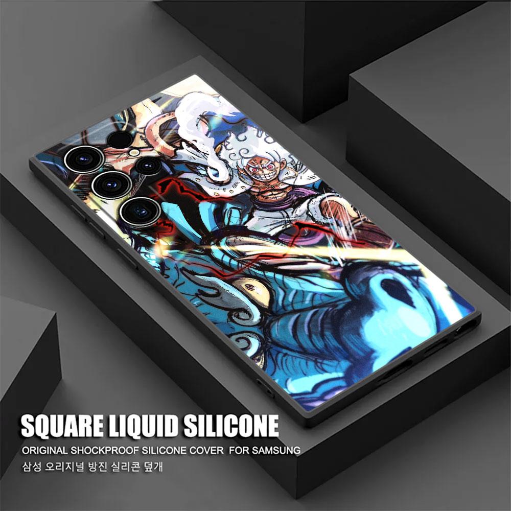 One Piece Luffy Adventure King Phone Case For Samsung Galaxy S25 S24 S23 S20 S21 FE S26 S22 Ultra S26 Plus S25FE Silicone Cover